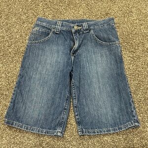Boys Wrangler Blue Denim Shorts